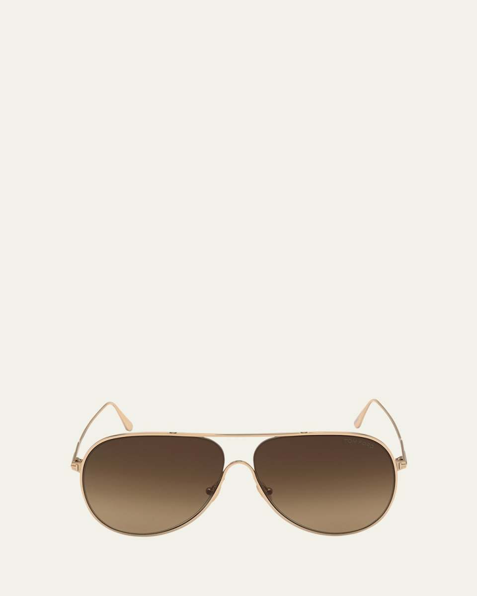 Alec Metal Aviator Sunglasses